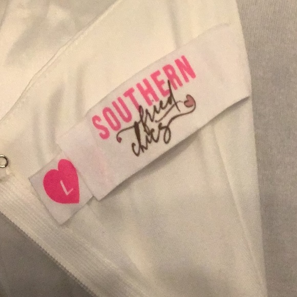 White Satin Southern Fried Chics Mini - Picture 3 of 3